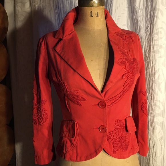 Stunning embroidered Nolita DeNimes blazer - Picture 2 of 6